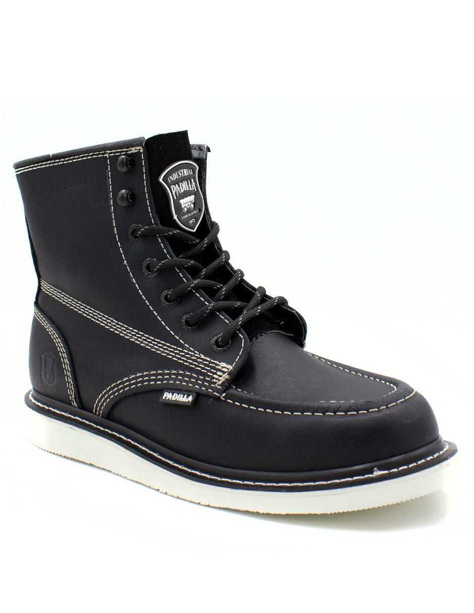 Bota Padilla Para Trabajo Negra A115