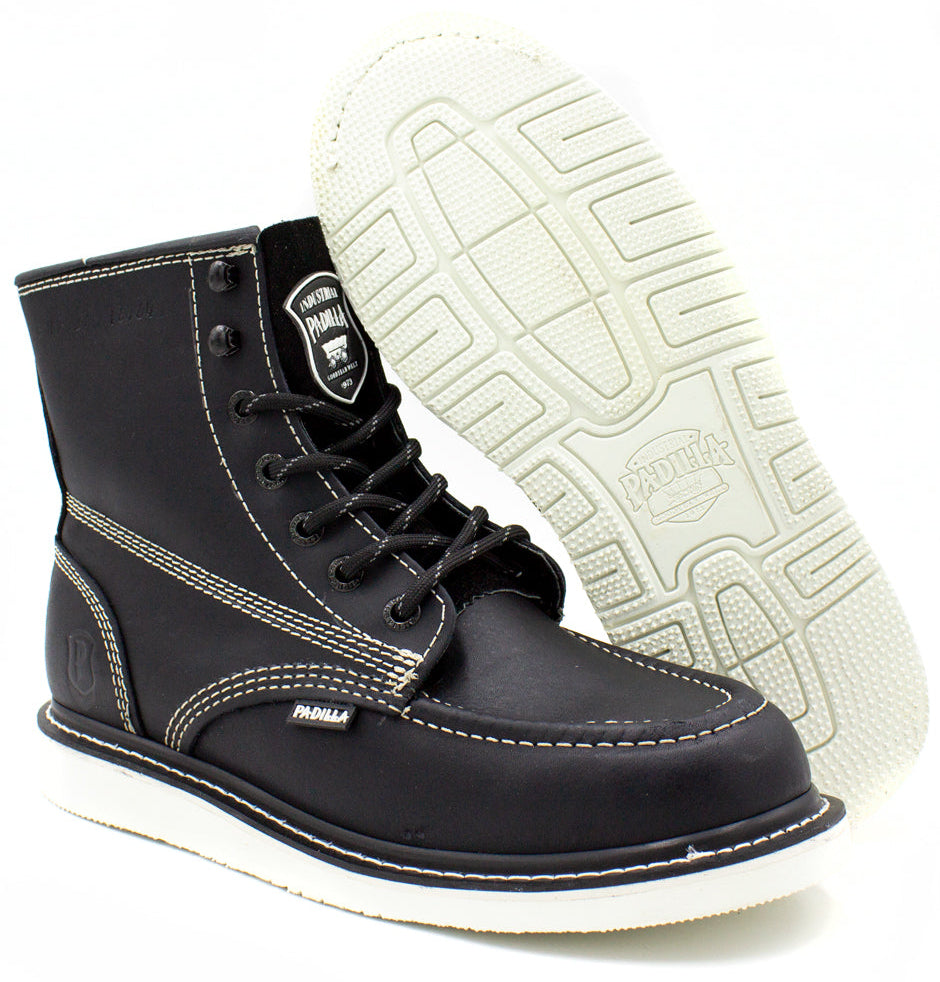 Bota Padilla Para Trabajo Negra A115