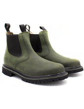 Cargar imagen en el visor de la galería, Bota Para Trabajo Chelsea Estilo C1108 Crazy Olivo