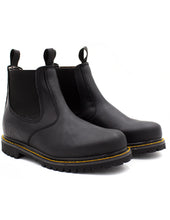 Cargar imagen en el visor de la galería, Bota Para Trabajo Chelsea Estilo C1108 Grasso Negro