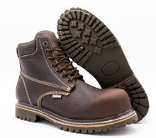 Cargar imagen en el visor de la galería, BOTA DE TRABAJO GRASSO MARRON: EST N1102 CON CASCO POLIAMIDA
