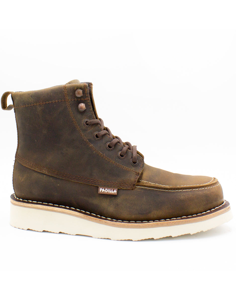 Bota para Trabajo Padilla Estilo C243 Crazy Tabaco