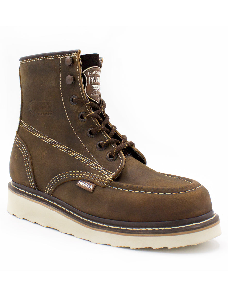 Bota Para Trabajo Padilla Estilo A215 Crazy Tabaco
