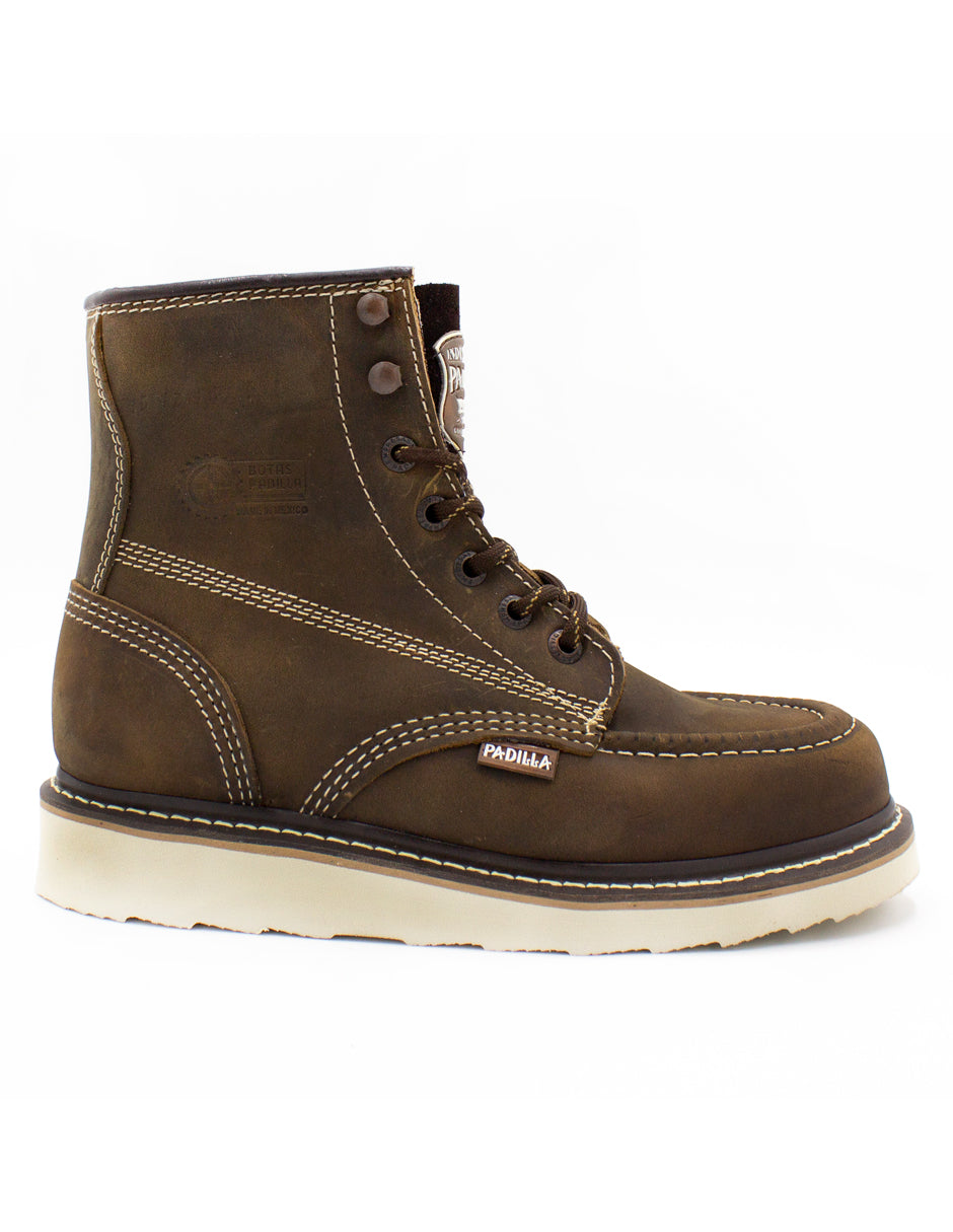 Bota Para Trabajo Padilla Estilo A215 Crazy Tabaco
