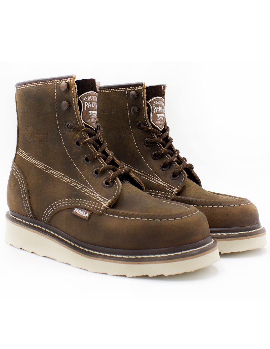 Bota Para Trabajo Padilla Estilo A215 Crazy Tabaco