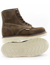 Cargar imagen en el visor de la galería, Bota Para Trabajo Padilla Estilo A215 Crazy Tabaco