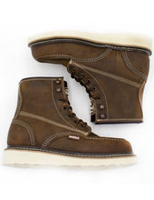 Cargar imagen en el visor de la galería, Bota Para Trabajo Padilla Estilo A215 Crazy Tabaco