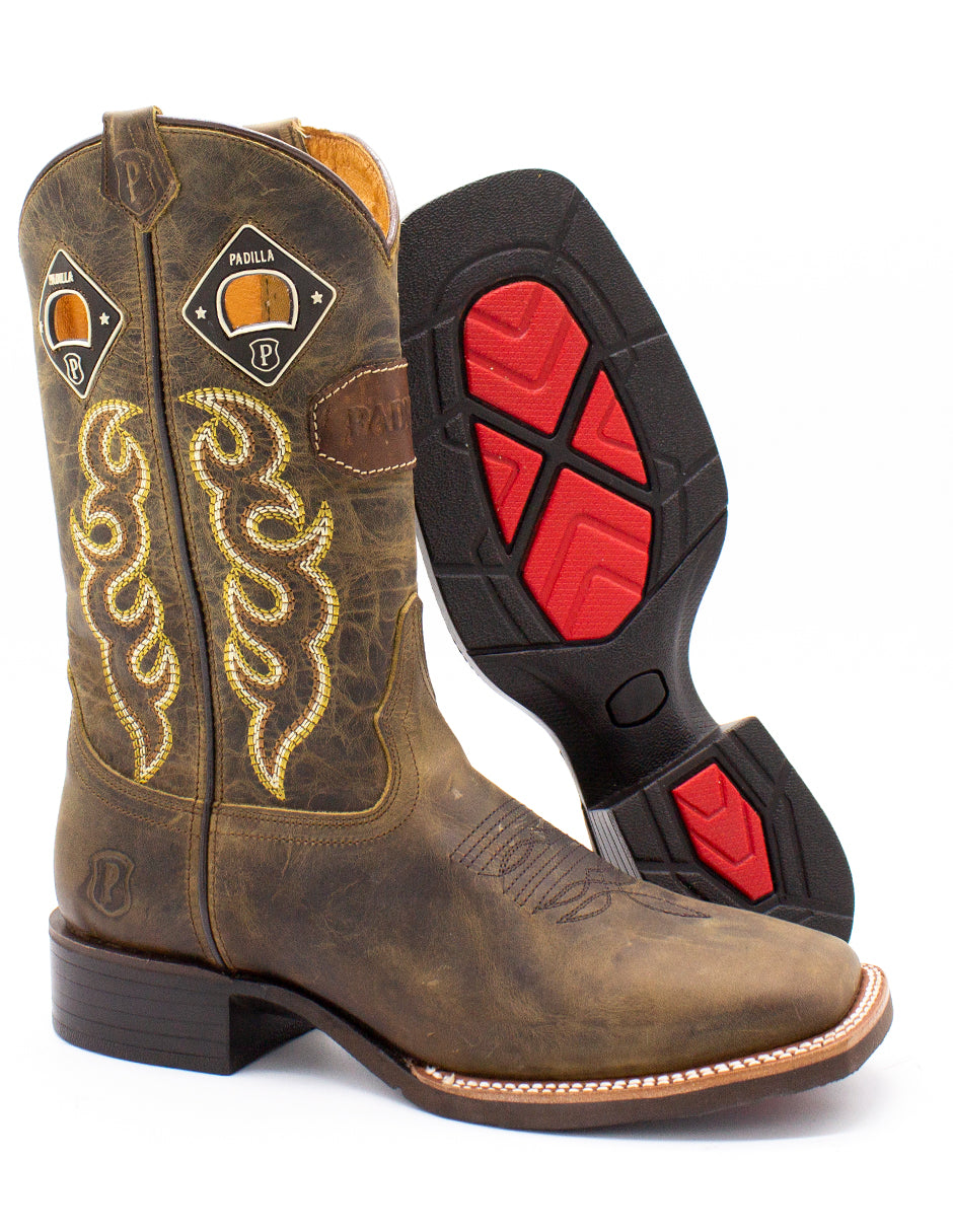 Bota Vaquera Dehesa 103 - Crazy Tabaco