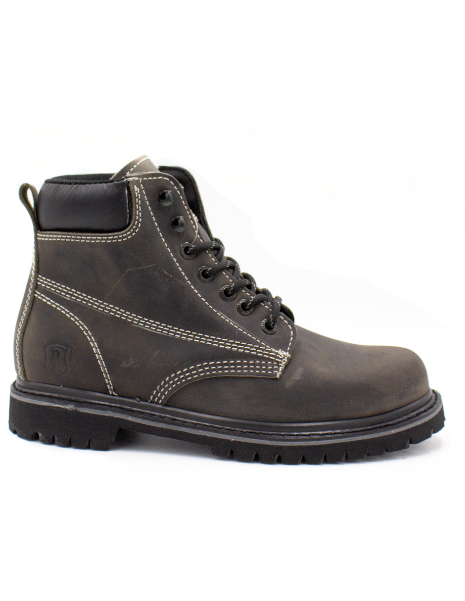 Bota Para Trabajo Padilla Estilo A1102 Crazy Gris