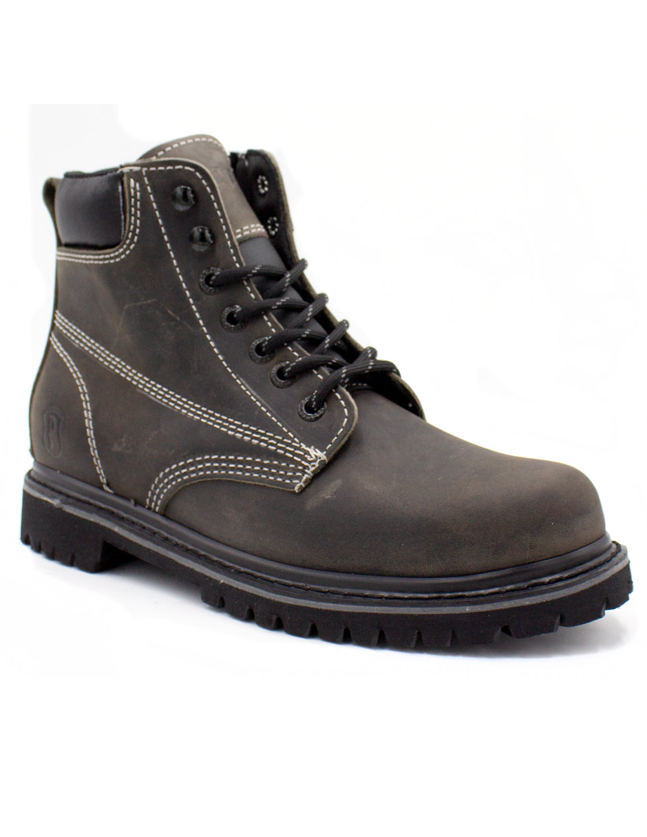 Bota Para Trabajo Padilla Estilo A1102 Crazy Gris