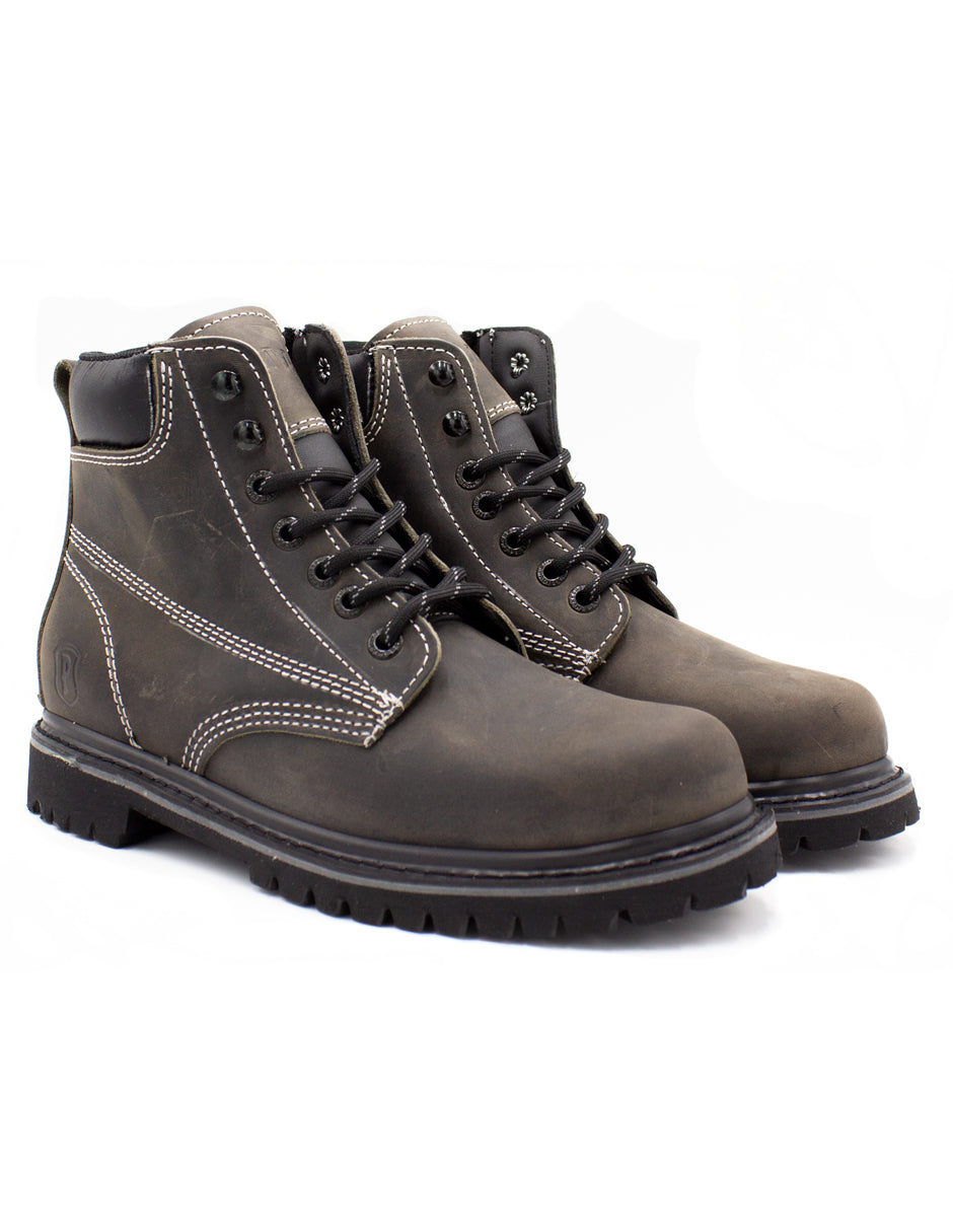 Bota Para Trabajo Padilla Estilo A1102 Crazy Gris