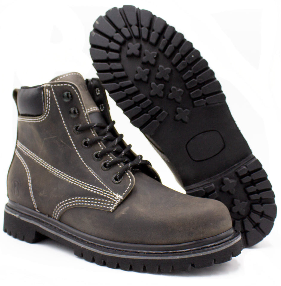 Bota Para Trabajo Padilla Estilo A1102 Crazy Gris