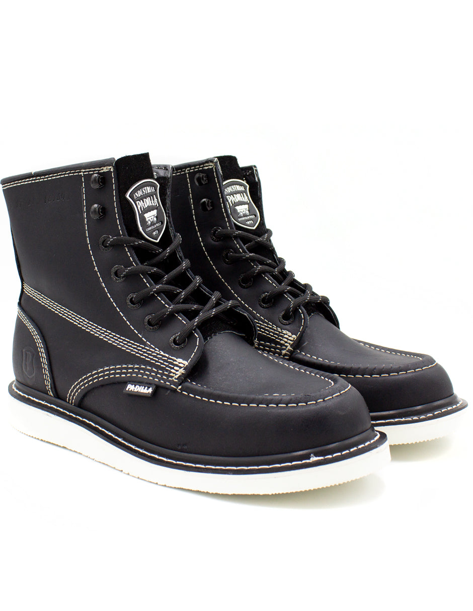 Bota Padilla Para Trabajo Negra A115