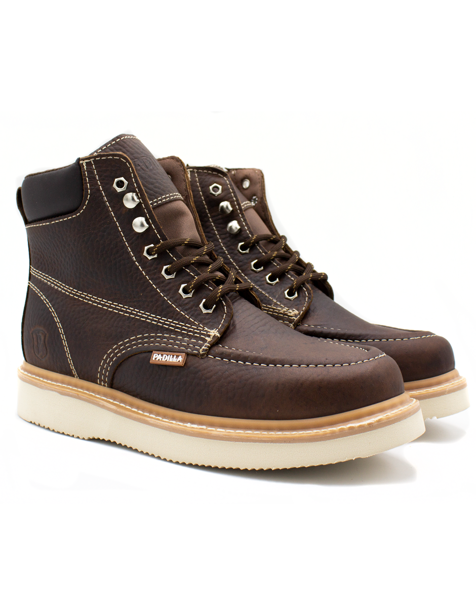 Bota Para Trabajo Padilla Estilo A1305 Grisley Cafe