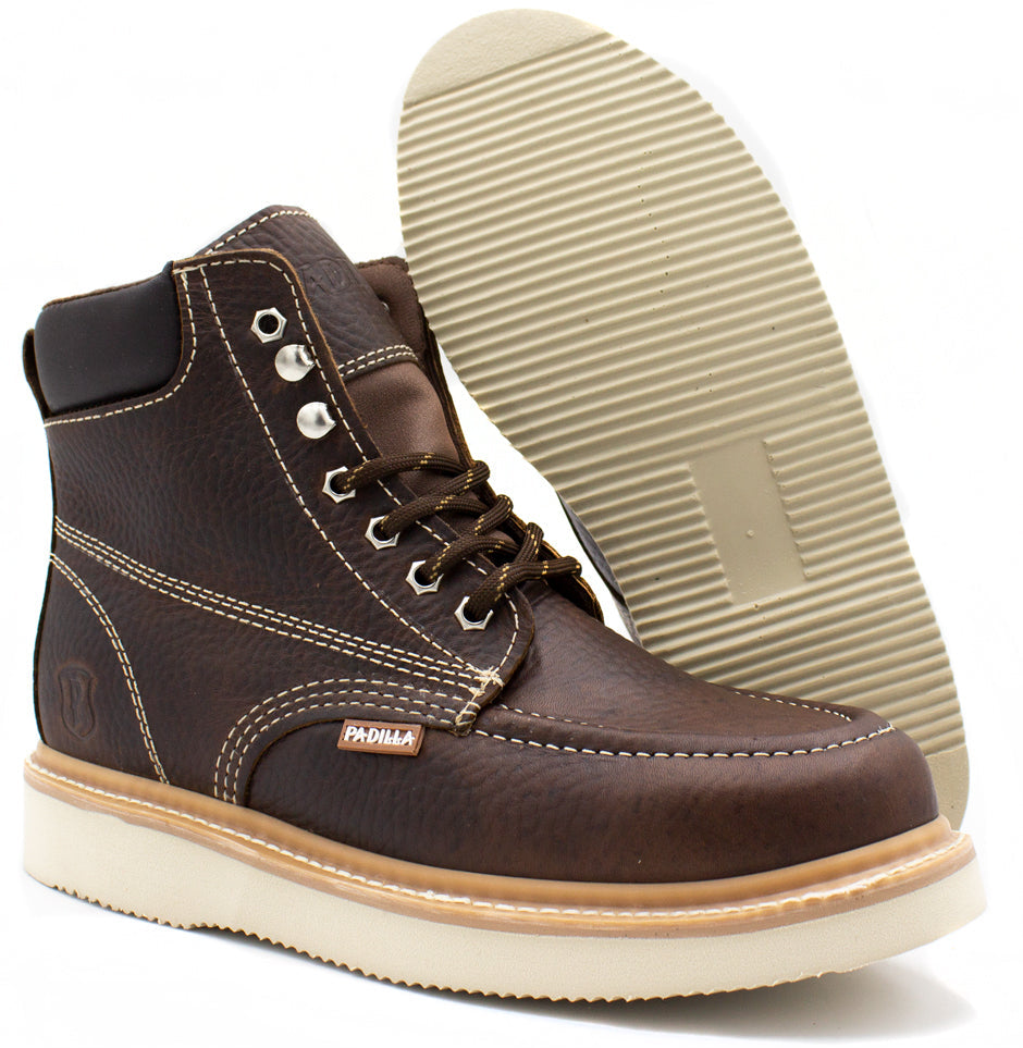 Bota Para Trabajo Padilla Estilo A1305 Grisley Cafe