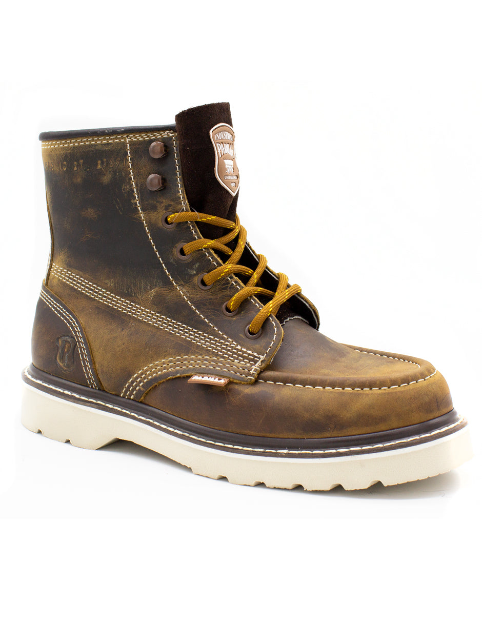 Bota de Trabajo Crazy Tabaco: EST A515
