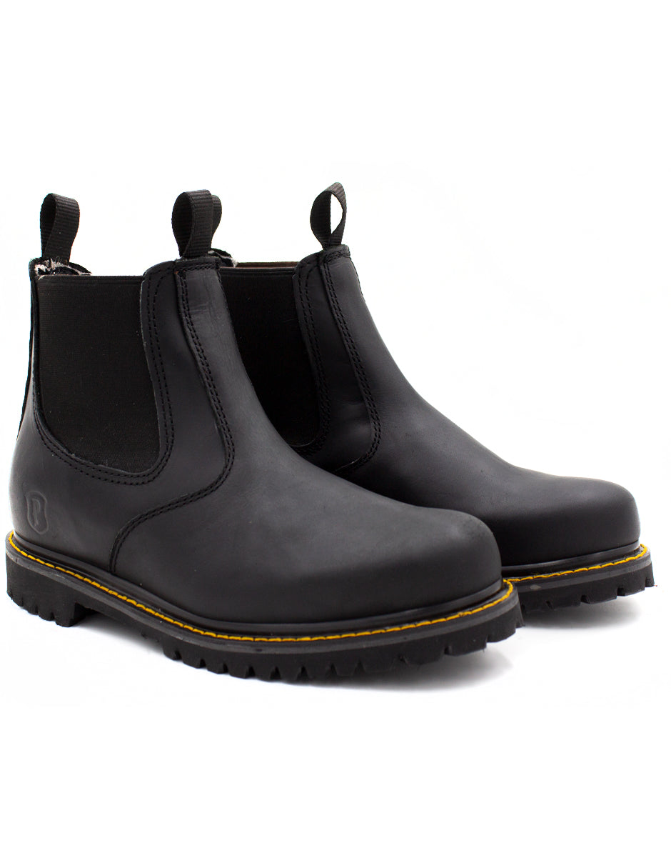 Bota Chelsea Estilo C1108 Grasso Negro