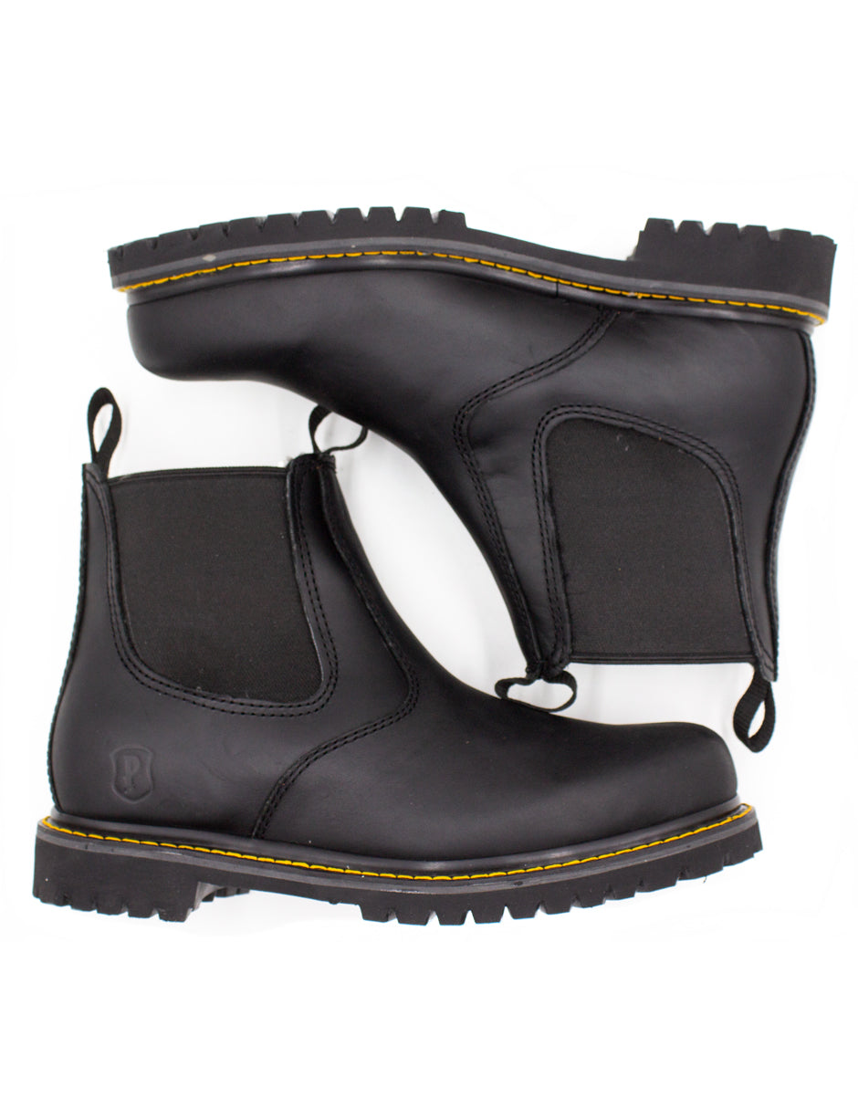 Bota Chelsea Estilo C1108 Grasso Negro
