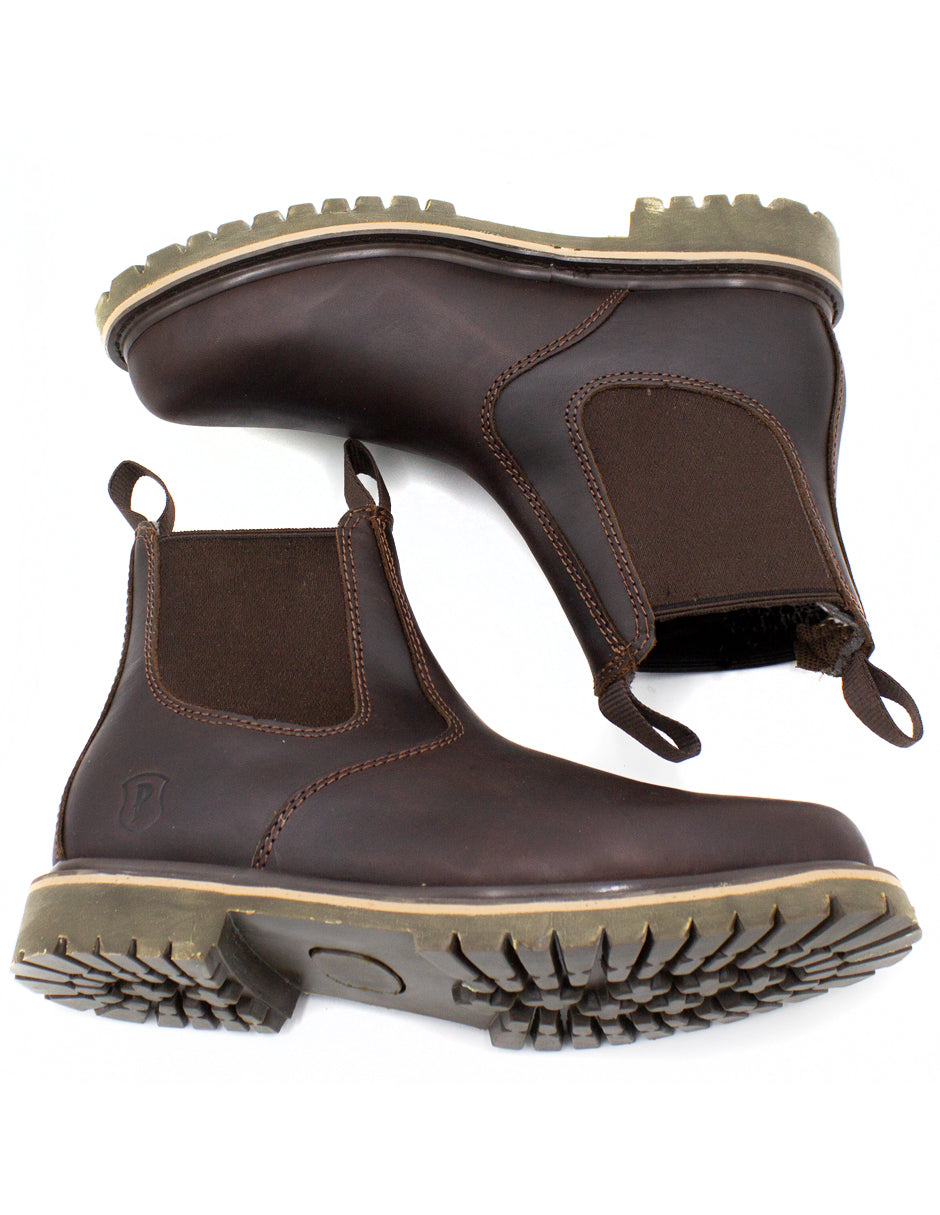 Bota Chelsea Estilo C1108 Grasso Marron