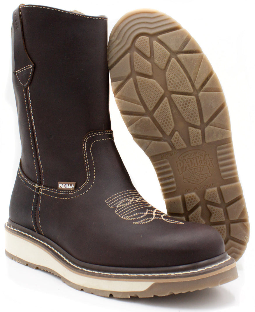 Bota Para Trabajo Padilla Estilo GA352 Grasso Marrón