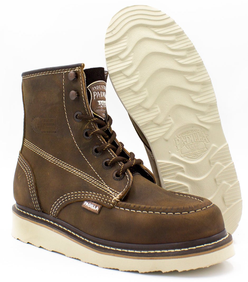 Bota Para Trabajo Padilla Estilo A215 Crazy Tabaco
