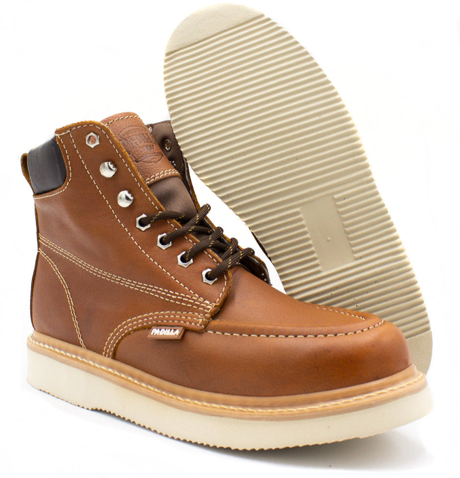 Bota Para Trabajo Padilla Estilo A1305 Flotter Roble