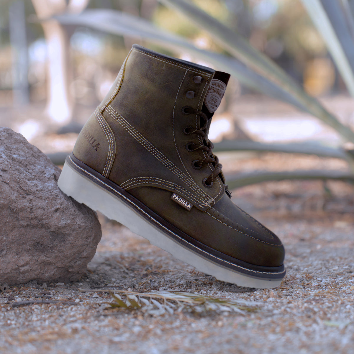 Bota Para Trabajo Padilla Estilo A215 Crazy Tabaco